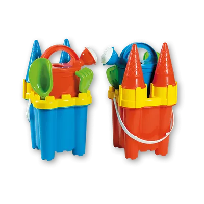 Set de joaca pentru plaja Androni Giocattoli cu galetusa si stropitoare