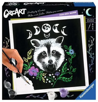 Set pictură după numere Ravensburger CreArt - Un raton