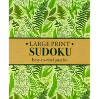 Large Print Sudoku (Green Ferns)