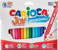 Set carioci superlavabile Carioca Joy - 18 culori