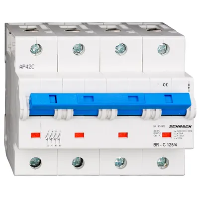 Intreruptor automat C 125A, 4 poli, 10kA