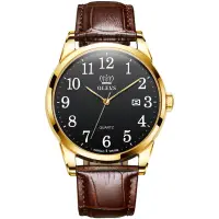 Ceas barbatesc Olevs Piele Quartz Analog Clasic Casual