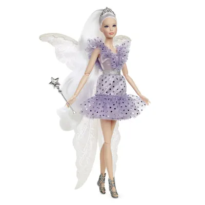 Papusa - Barbie Signature - Zana Maseluta cu aripi de zana bagheta si geanta