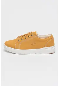 Pantofi sport din panza cu detalii logo Seneca Bay - Maro deschis