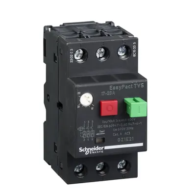 motor circuit breaker GZ1 - 3 poles 3d - 17..23A - thermomagnetic trip unit