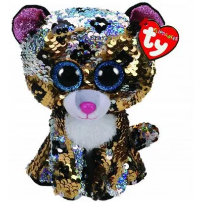 Plus cu paiete leopardul STERLING (24 cm) - Ty