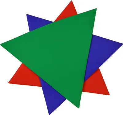 Marcator triunghiular parchet SMJ, set 2 buc., PVC, verde