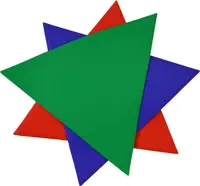 Marcator triunghiular parchet SMJ, set 2 buc., PVC, verde