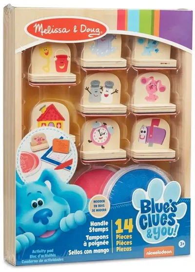 Set creativ Melissa & Doug - Ștampile Blue's Clues & You