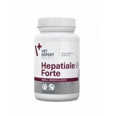 Supliment hepatic pentru caini pisici Hepatiale Forte Small Breed Twist Off 40 caps