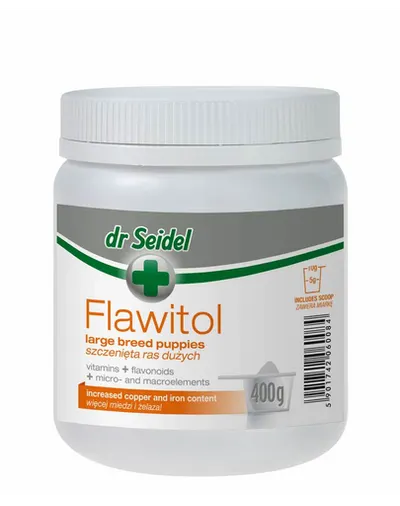 DR SEIDEL Flawitol căței rase mari pulbere dezvoltare oase 400 g