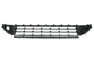 Capac bara fata Inferior, cu sipci cromate, negru potrivit VW GOLF ALLTRACK 7, GOLF SPORTSVAN 7, GOLF 7 2014-2021 dupa 2017