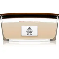 Woodwick White Honey lumânare parfumată cu fitil din lemn (hearthwick)