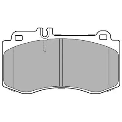 Set placute frana, frana disc DELPHI LP2304