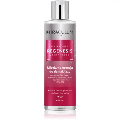 Miraculum Exosome Regenesis Apa micela cu efect de curatare si indepartare a machiajului 200 ml