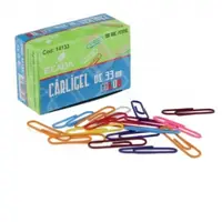 Agrafe hartie 33 mm color Ecada