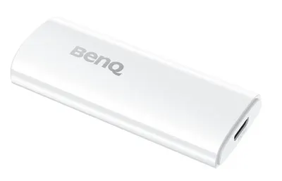 Dongle multimedia BenQ – QS02, 4K HDR, Android TV, alb