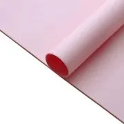 Hartie ambalat pentru cadou roz, model flori, 380x500cm, set 10 coli