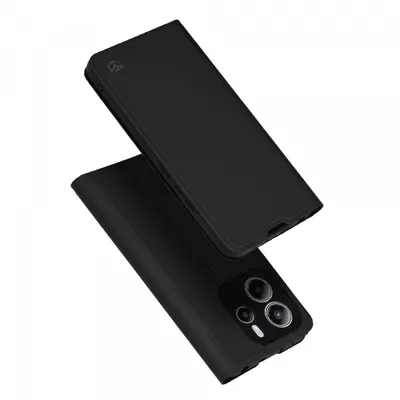 Husa pentru Xiaomi Redmi Note 14 4G (Regional), Techsuit, Magskin Book, Neagra