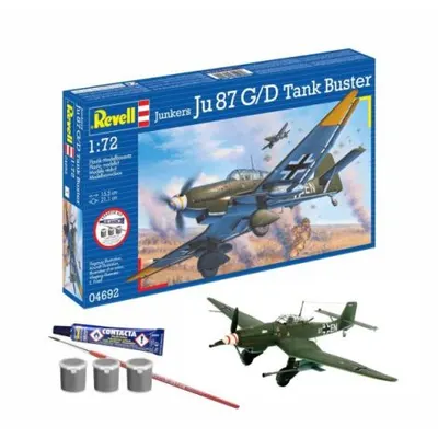 Starter kit junkers ju87 G D tank buster Revell 74692