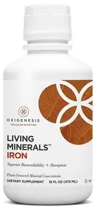 Living Minerals Iron, 473 ml, Oxigenesis