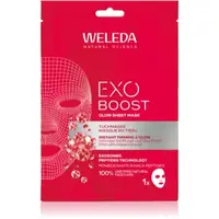 Weleda Exo Boost mască textilă iluminatoare pentru fermitatea pielii