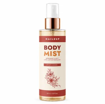 Spray de corp hidratant NAILSUP Sweet Caramel 150 ml