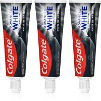 Colgate Advanced White Charcoal Pasta de dinti albire cu cărbune activ 3x75 ml