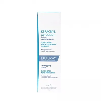 Crema Calmanta Anti-Imperfectiuni pentru Tenul cu Tendinta Acneica Keracnyl Glycolic Control, 30 ml – Ducray