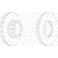 Disc frana FERODO FCR162A