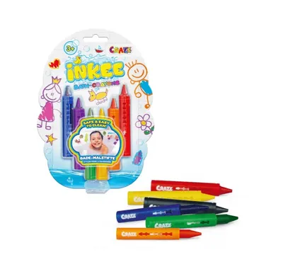 Creioane de colorat in baie Craze Inkee