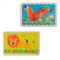 Puzzle cu Benzi de Potrivire cu Doua Fete