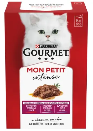 Gourmet Mon Petit Plic Carne Vita 6 X 50 g