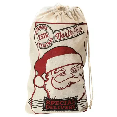 Sac mos craciun vintage
