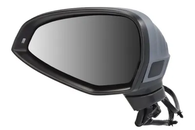 Oglinda laterala stanga electric, asferic, cu incalzire, asistenta banda, grund, cu memorie, rabatare electrica, semnalizator potrivit AUDI A4 B9 05.15