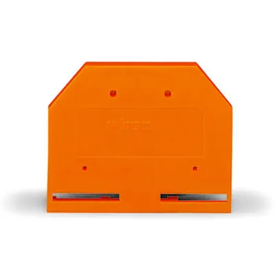 End and intermediate plate; 3 mm thick; orange
