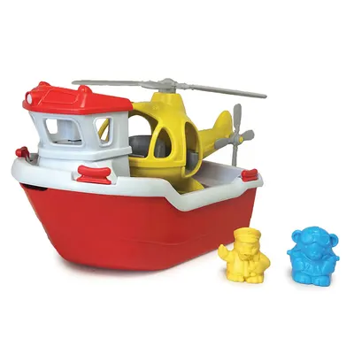 Barcă de salvare si Elicopter din plastic reciclat