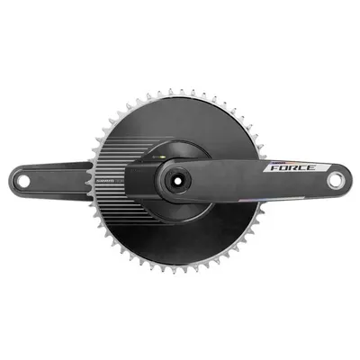 1895 Quarq Force 1 AXS crankset cu powermeter, DUB, foiţă single, negru