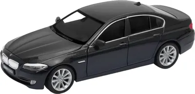 Mașină metalică Welly - BMW 535i, negru, 1:24