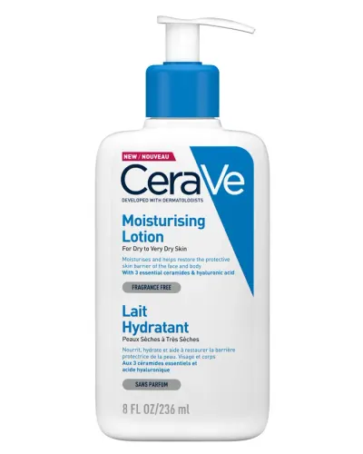 Lotiune hidratanta fata si corp pentru piele uscata si foarte uscata, CeraVe | 236 ml