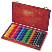 Creioane color, in cutie lemn, 36culori, Polycolor Koh-I-Noor