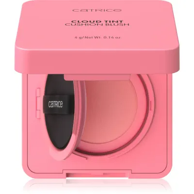 Catrice Cloud Tint Cushion Blush machiaj burete culoare C020 Over the Blush 4 g