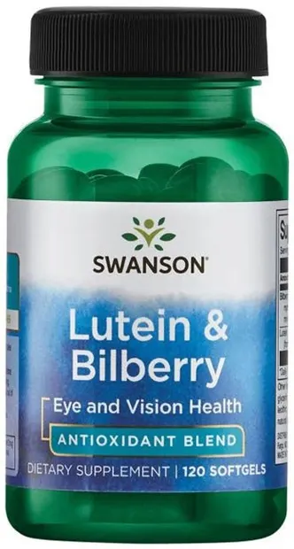 Lutein & Bilberry, 120 capsule moi, Swanson