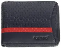 Portofel bărbătesc Zippo Navy Blue - Cu fermoar și husă detașabilă