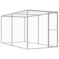 vidaXL Cușcă pentru pisici, 3x1,5x1,5 m, oțel galvanizat
