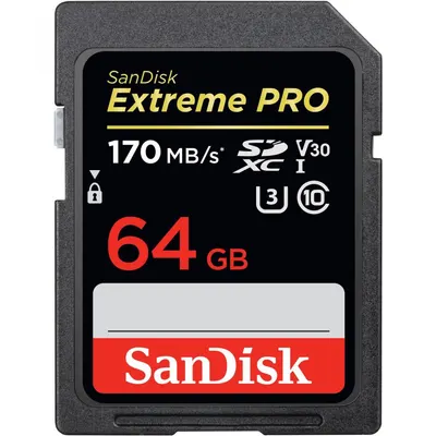 Card de Memorie SDXC SanDisk 64Gb, Class 10