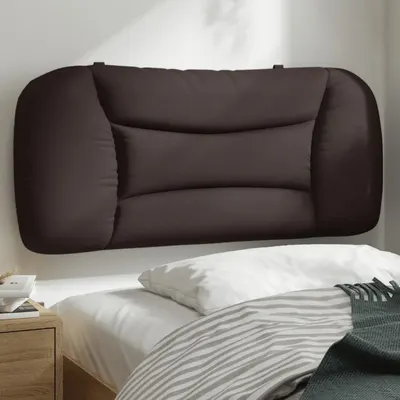 vidaXL Pernă pentru tăblie de pat Hvar maro închis, 90 cm, material textil