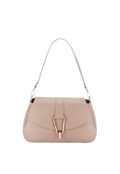 Geanta eleganta din piele naturala 1755 125 - Roz - 19x30x10