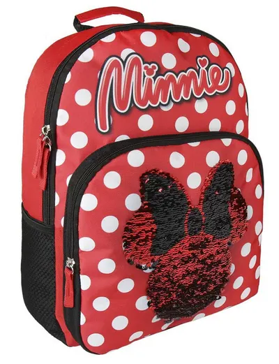 Ghiozdan pentru gradiniță Cerda Minnie - cu paiete