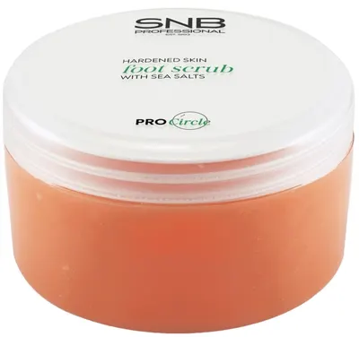 SNB Professional Scrub pentru pedichiură cu sare de mare, 300 ml